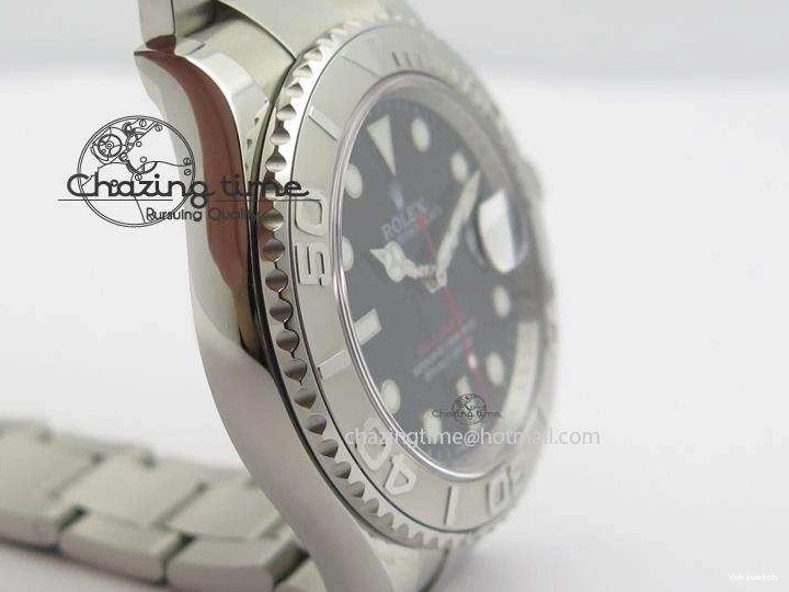 Edition 116622 Yacht-Master A2824 Noob Black Dial SS Best On Bracelet 0407